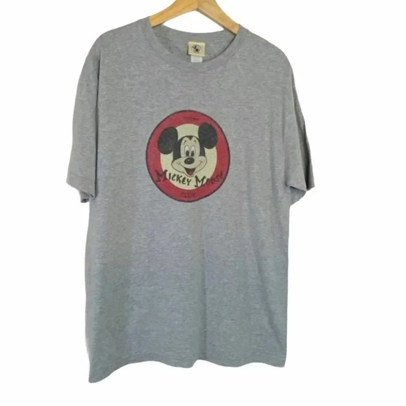 Vintage Mickey‎ Mouse Club L gray graphic T-shirt - Picture 1 of 5